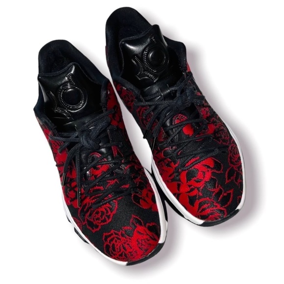 🔥 Nike KD 8 EXT red rose Basketball  zoom floral Men’s 10.5 Kevin Durant. - Picture 2 of 4